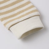 Waffle Top Pant Set (Butterscotch Stripe)