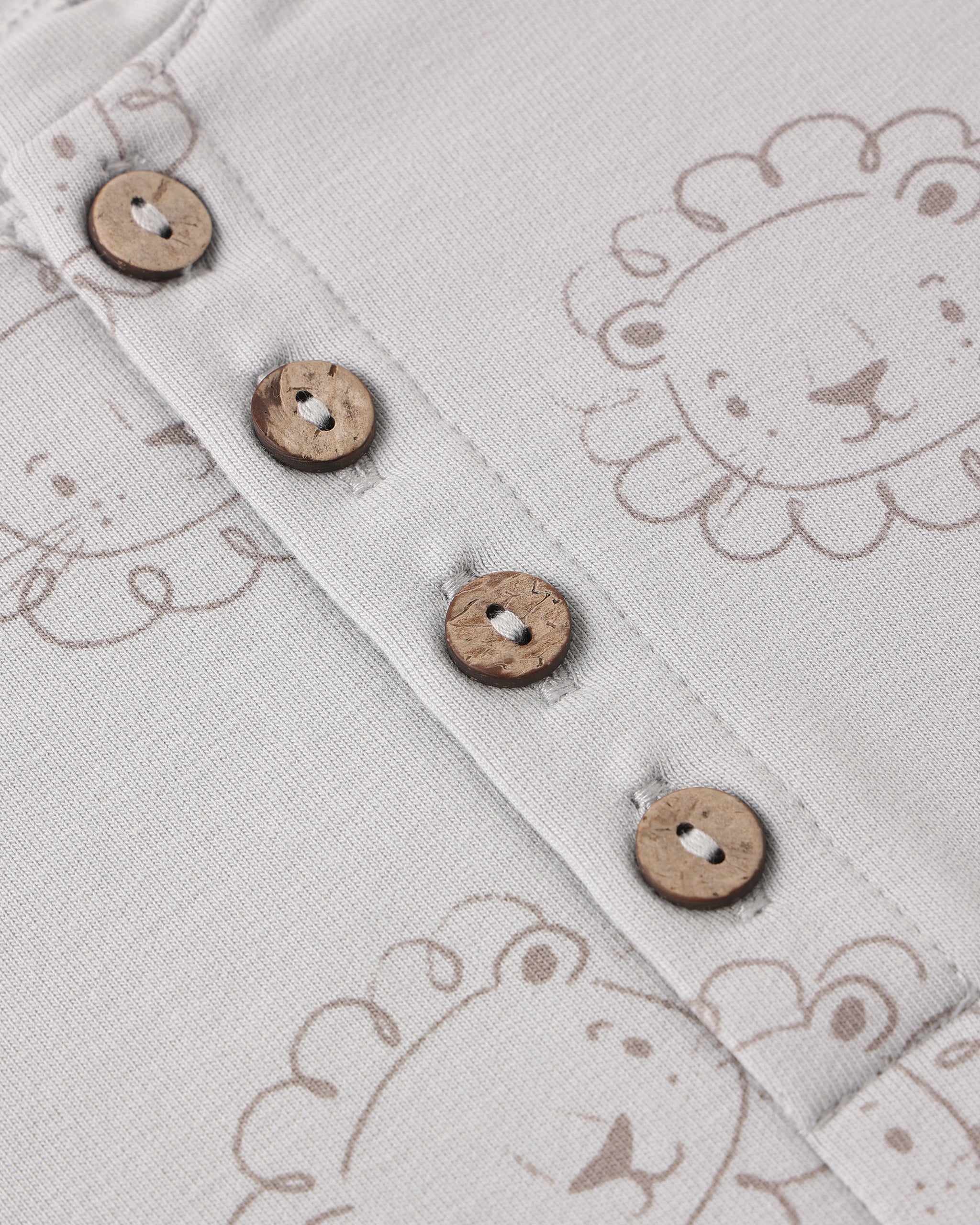 Relaxed Fleece Jumpsuit (Lions)