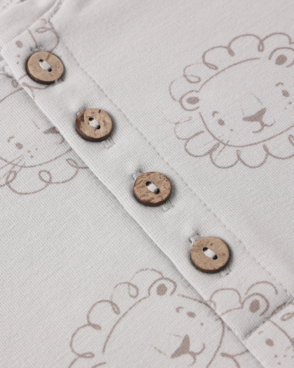 Relaxed Fleece Jumpsuit (Lions)