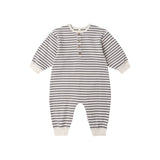 Relaxed Jumpsuit (Slate Stripe)