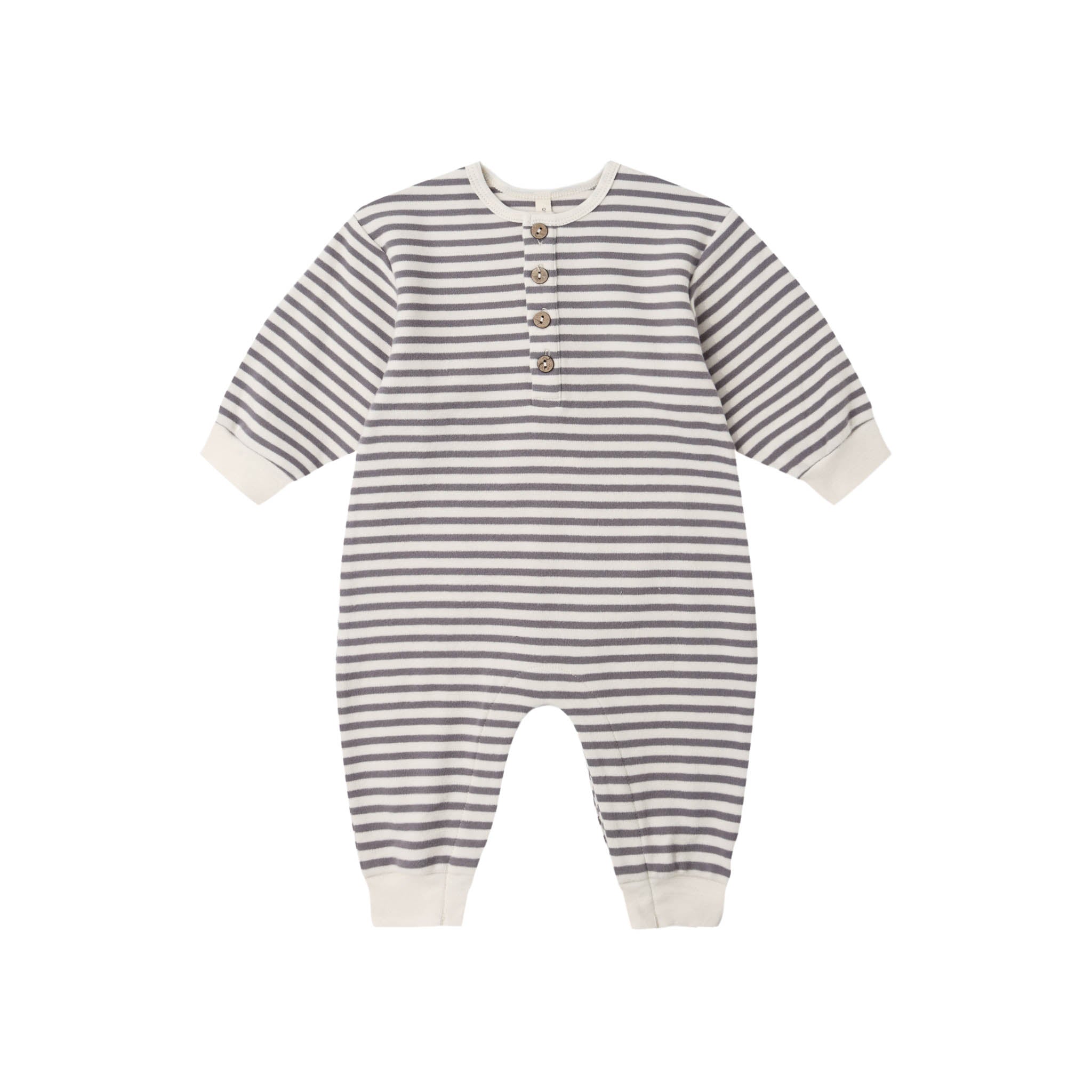 Relaxed Jumpsuit (Slate Stripe)