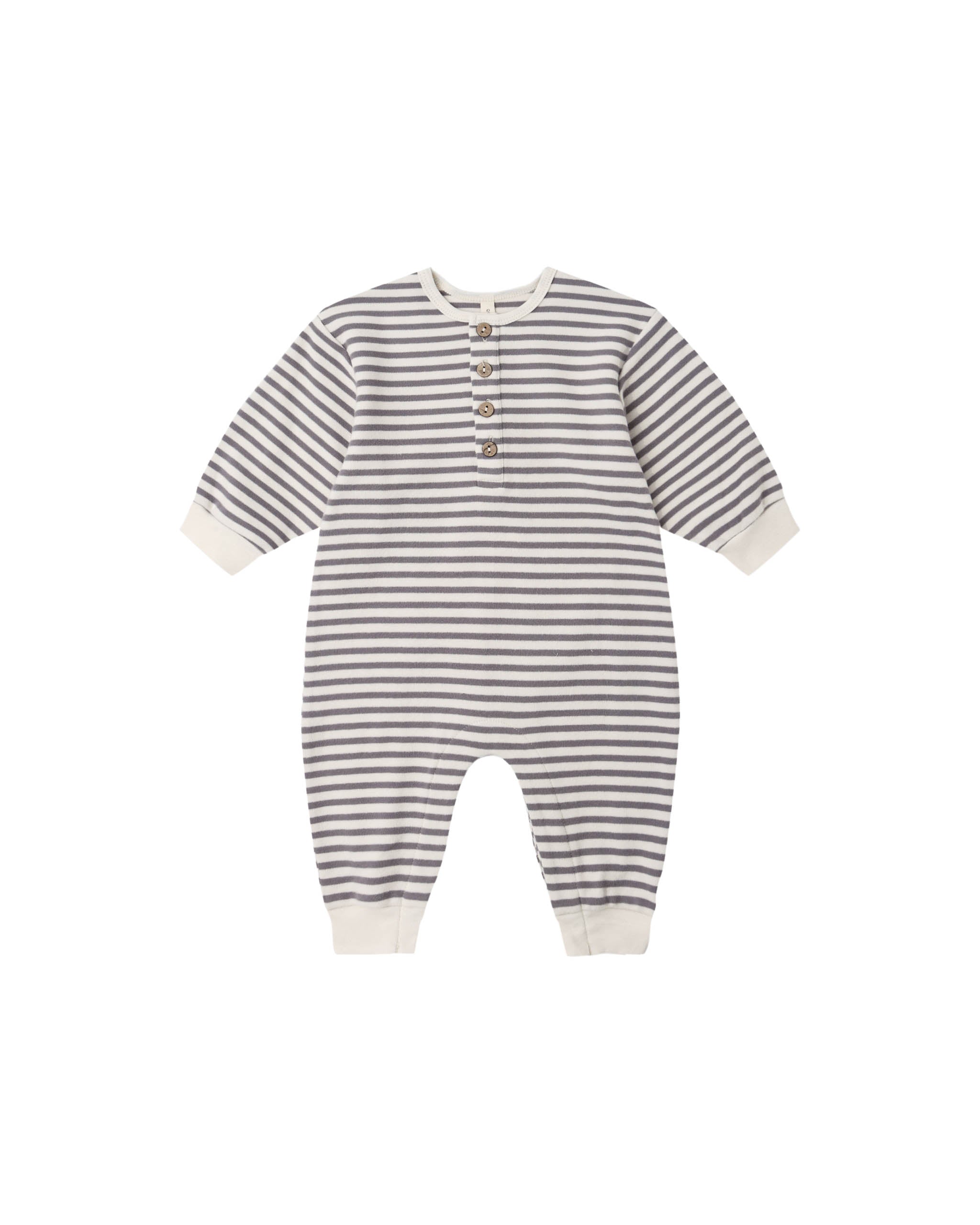 Relaxed Jumpsuit (Slate Stripe)