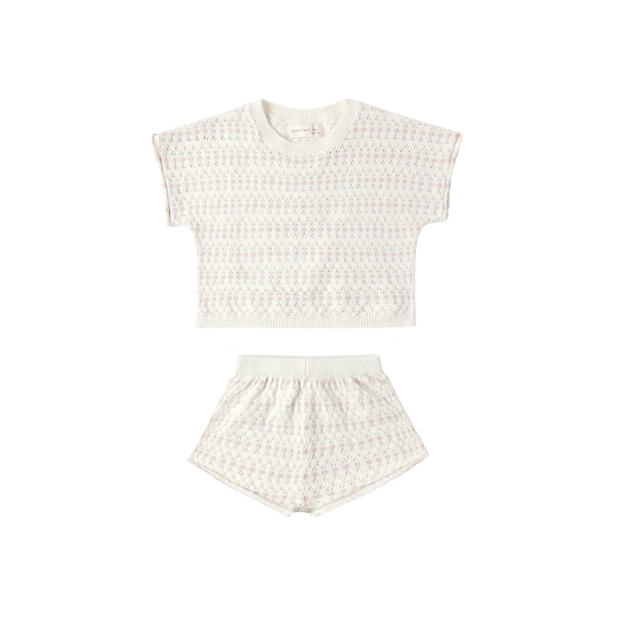 Relaxed Summer Knit Set (Ivory)