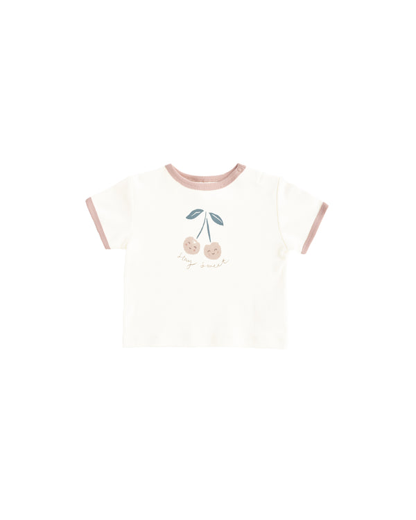 Ringer Tee (Cherry)