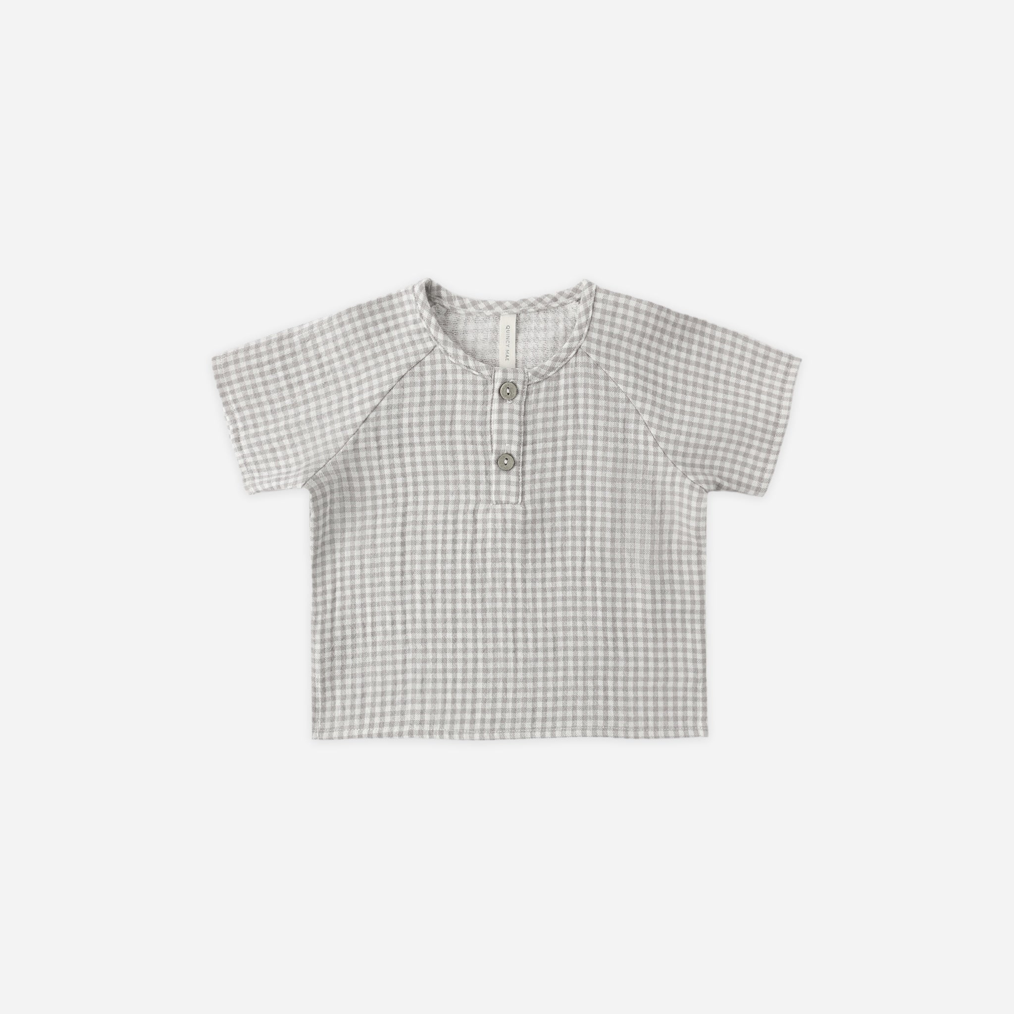 Short Sleeve Zion Shirt (Sage Gingham)