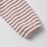 Ruffle Cozy Set (Mulberry Stripe)