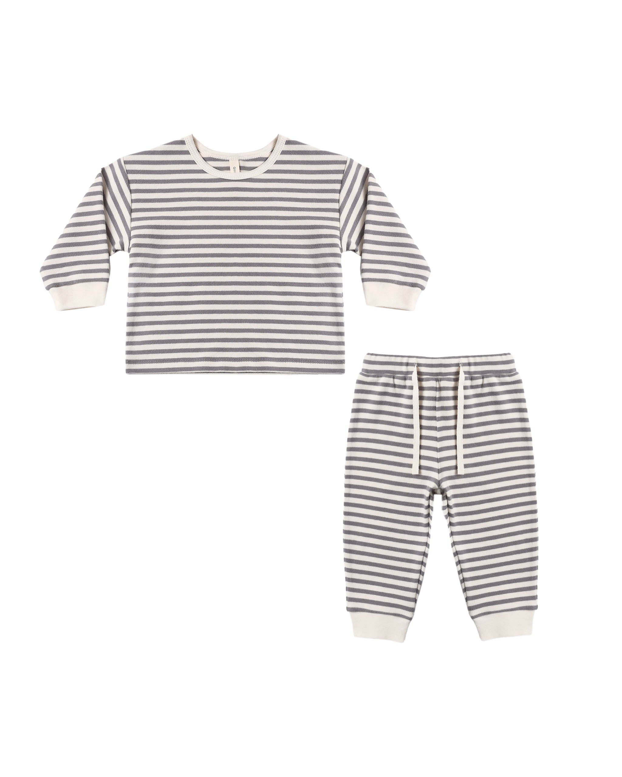 Cozy Set (Slate Stripe)