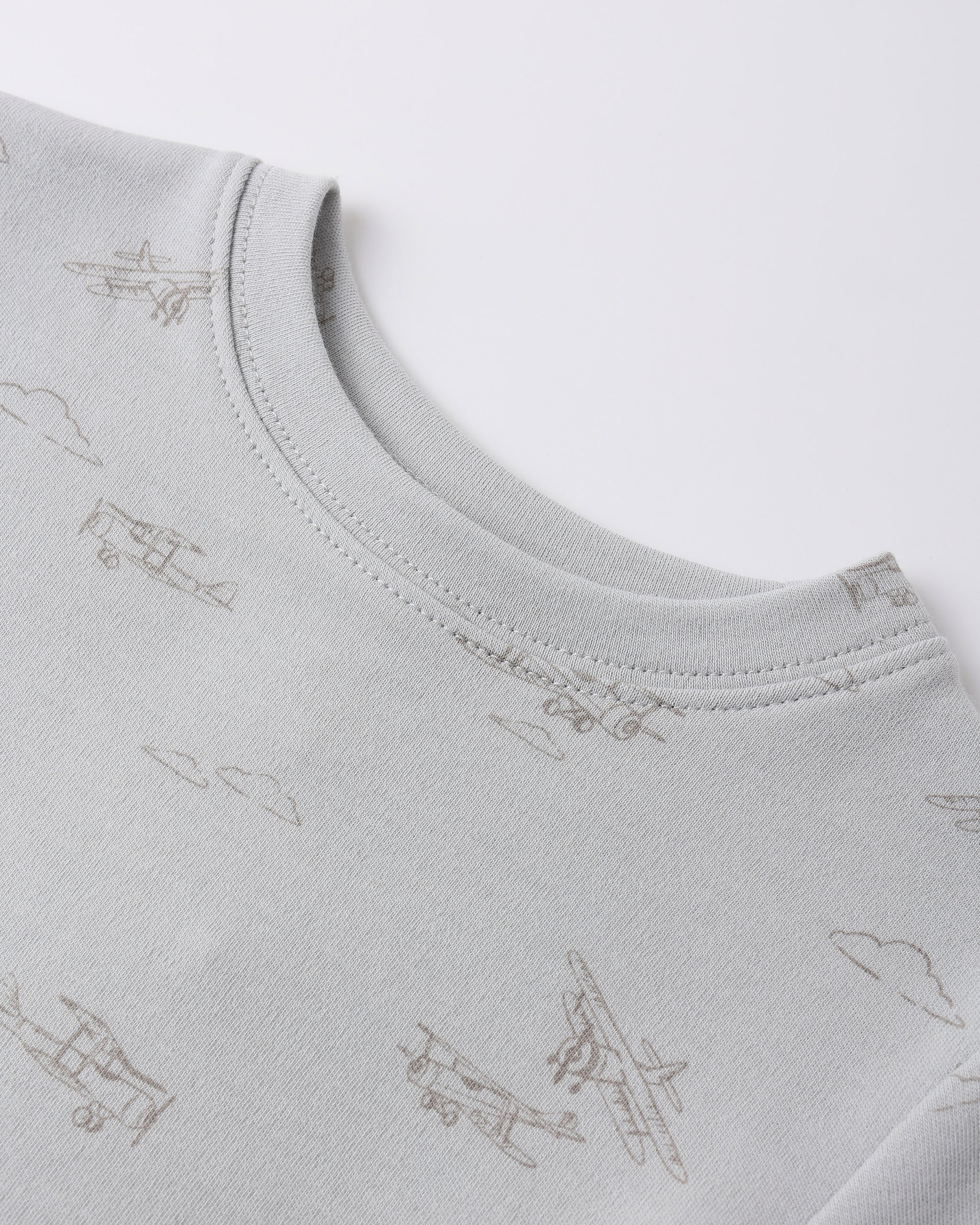 Jersey Pajama Set (Airplane)