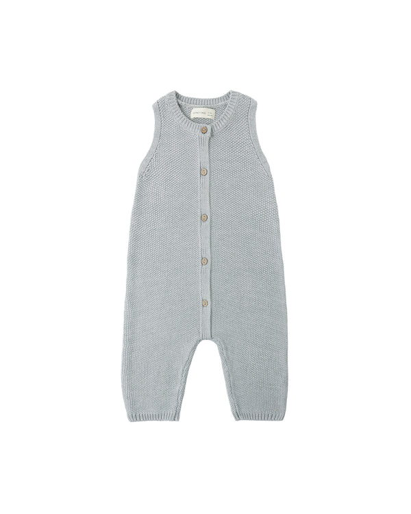 Knit Jumpsuit (Heathered Sky)