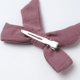 Bow with Clip, Set Of Three (Mulberry, Lilac, Ocean)
