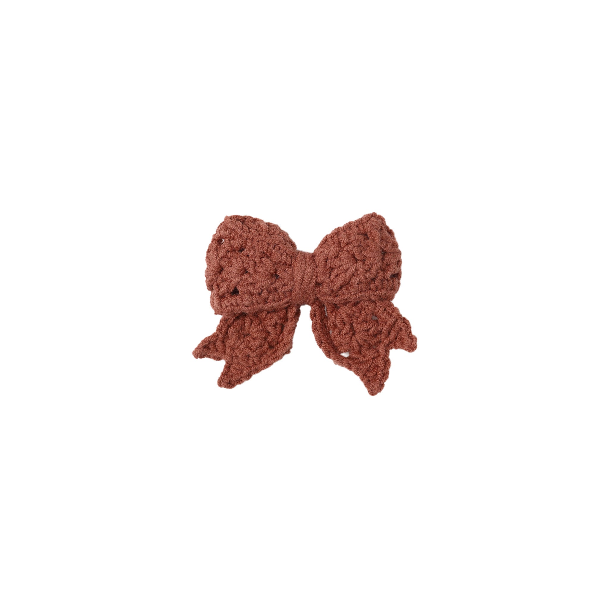 Crochet Bow (Cranberry)