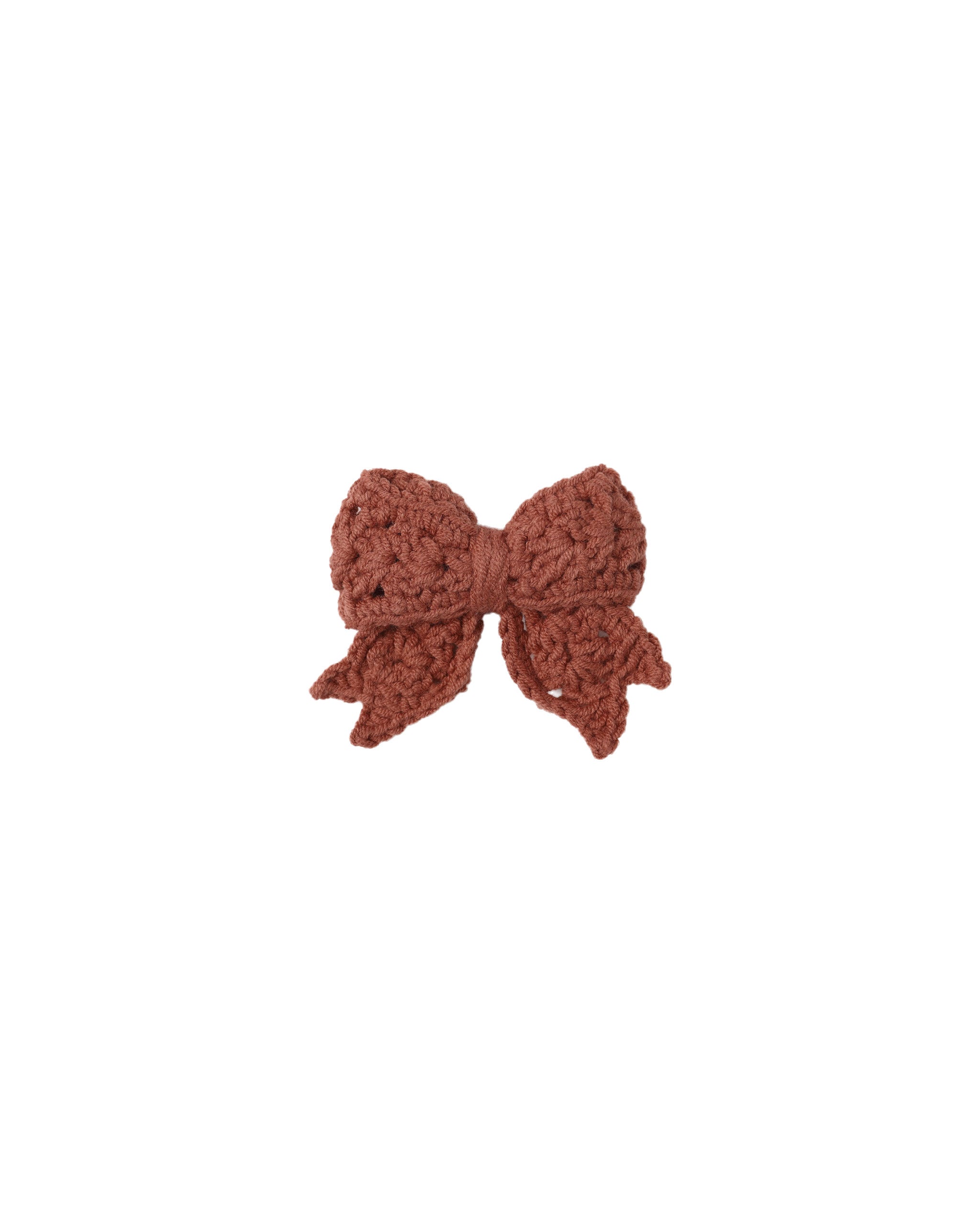 Crochet Bow (Cranberry)