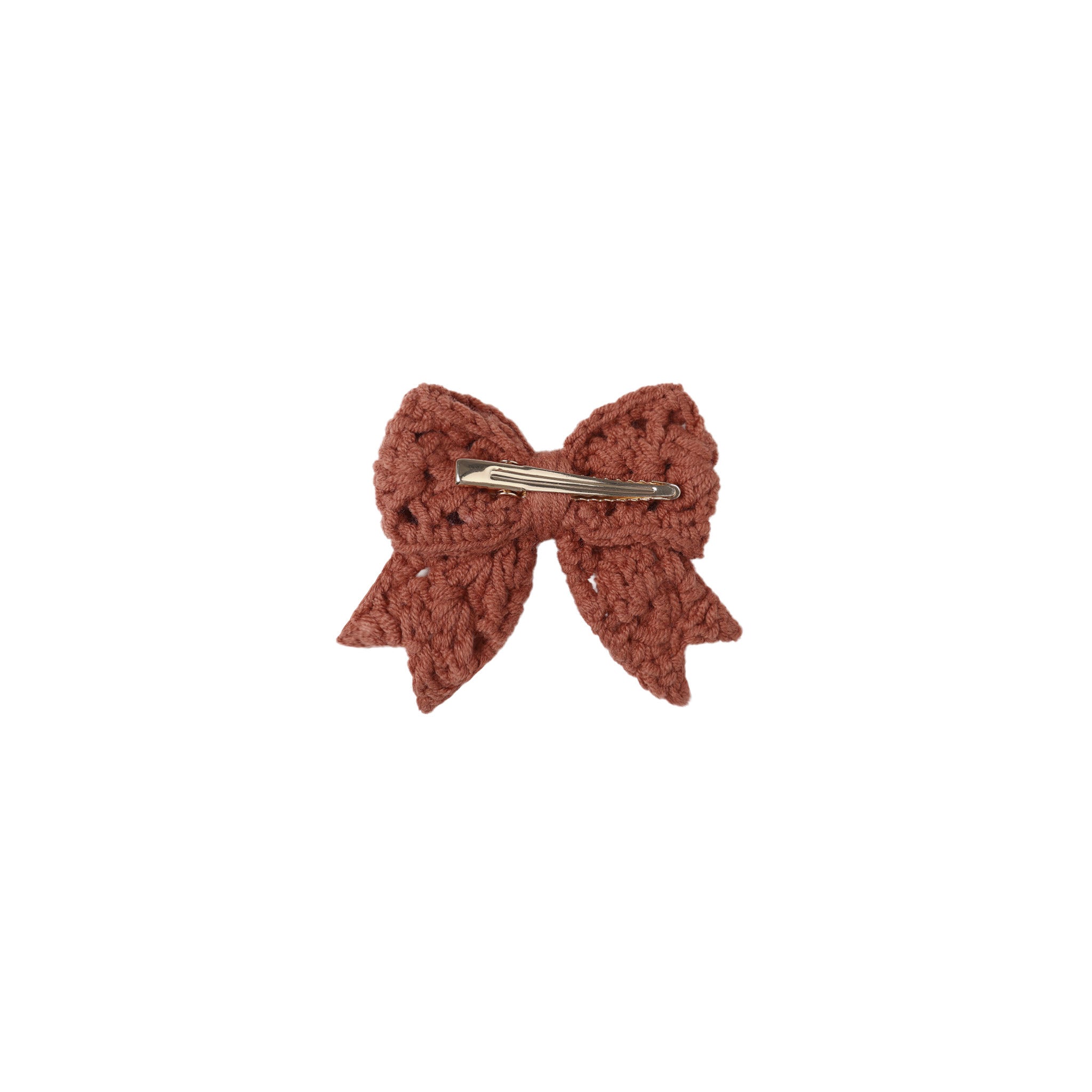 Crochet Bow (Cranberry)