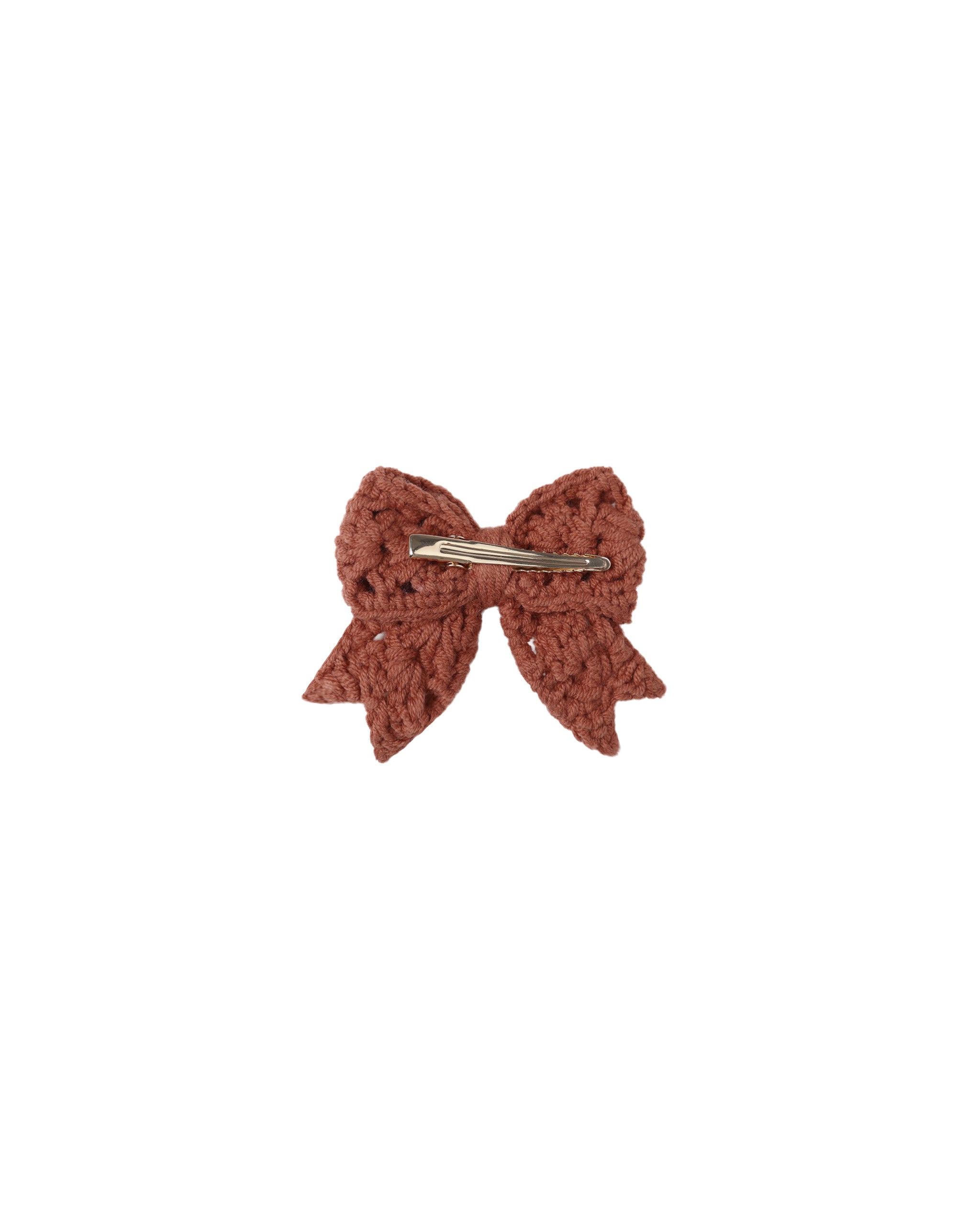 Crochet Bow (Cranberry)