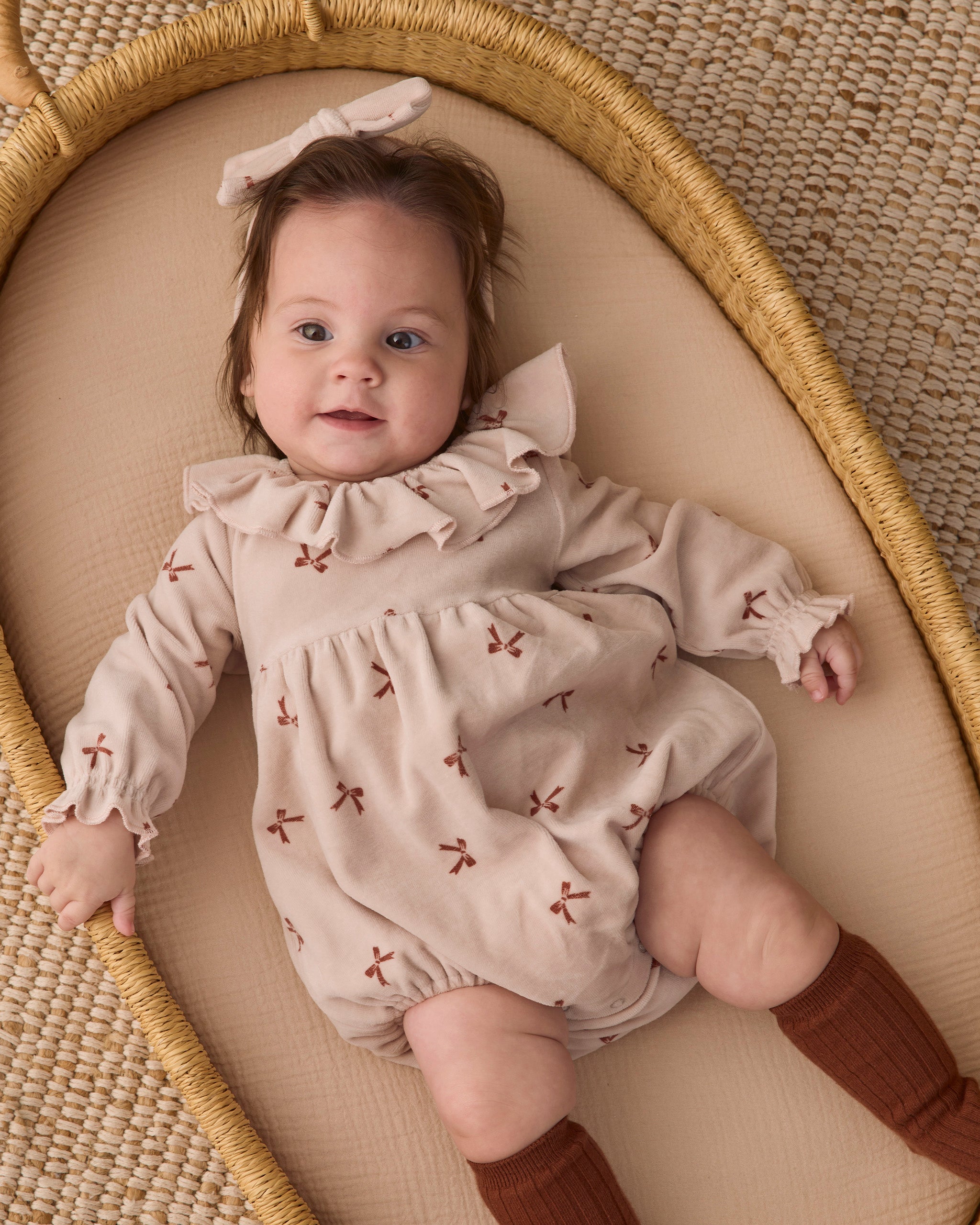 Wendy Romper (Red Bows)