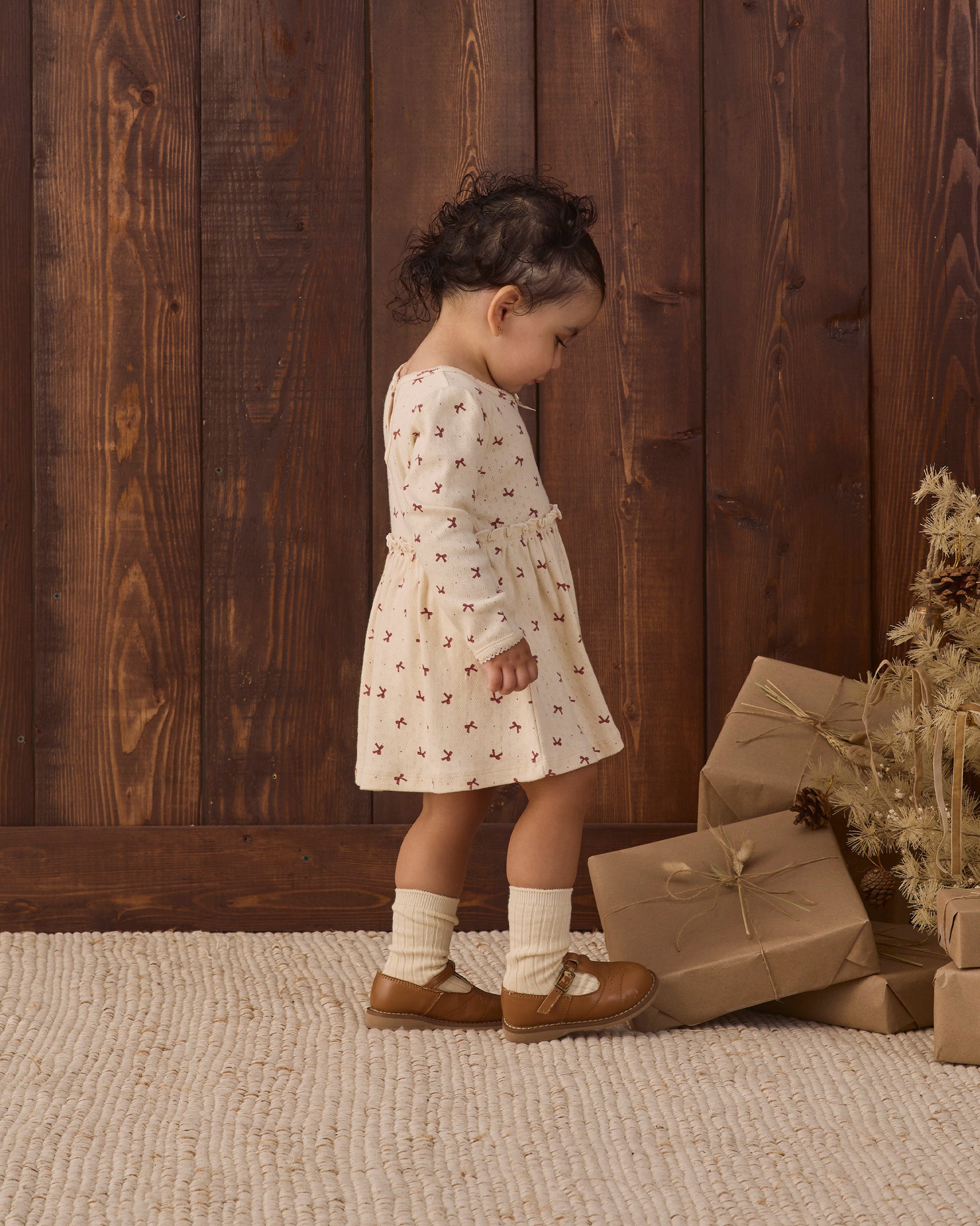 Alda Dress (Red Bows)