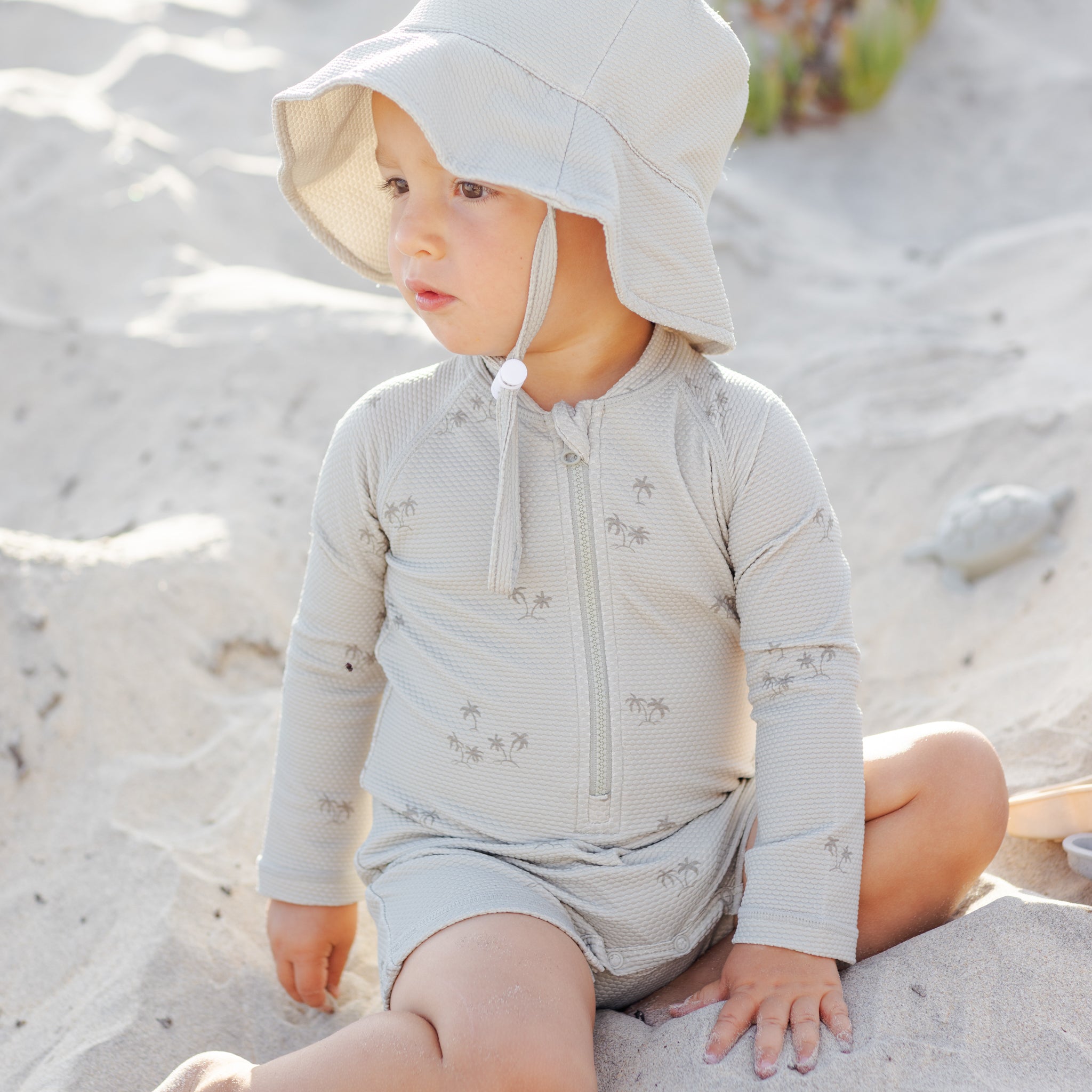 Long Sleeve One-Piece Rashguard (Palm)