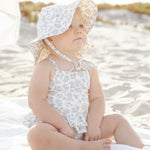 Sun Hat (Blue Floral)