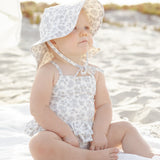 Sun Hat (Blue Floral)