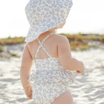 Sun Hat (Blue Floral)