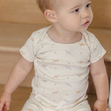 Ribbed Short Sleeve Tee + Legging Set (Dinos)