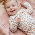 Bamboo Baby Gown + Hat Set (Wildflower)