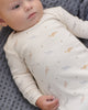 Knotted Baby Gown + Hat Set (Dinos)