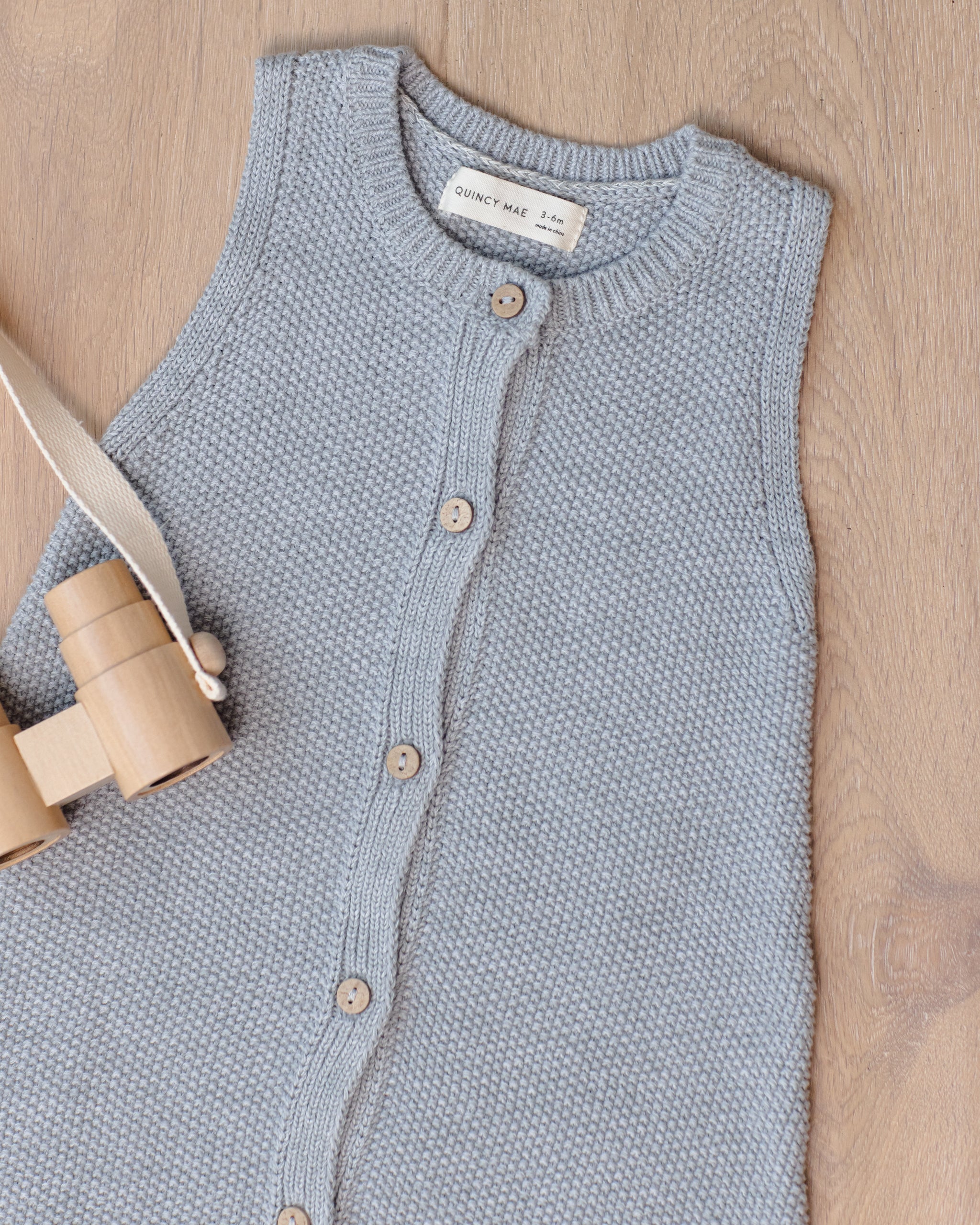 Knit Jumpsuit (Heathered Sky)