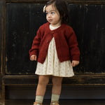 Fuzzy Cardigan (Ruby)