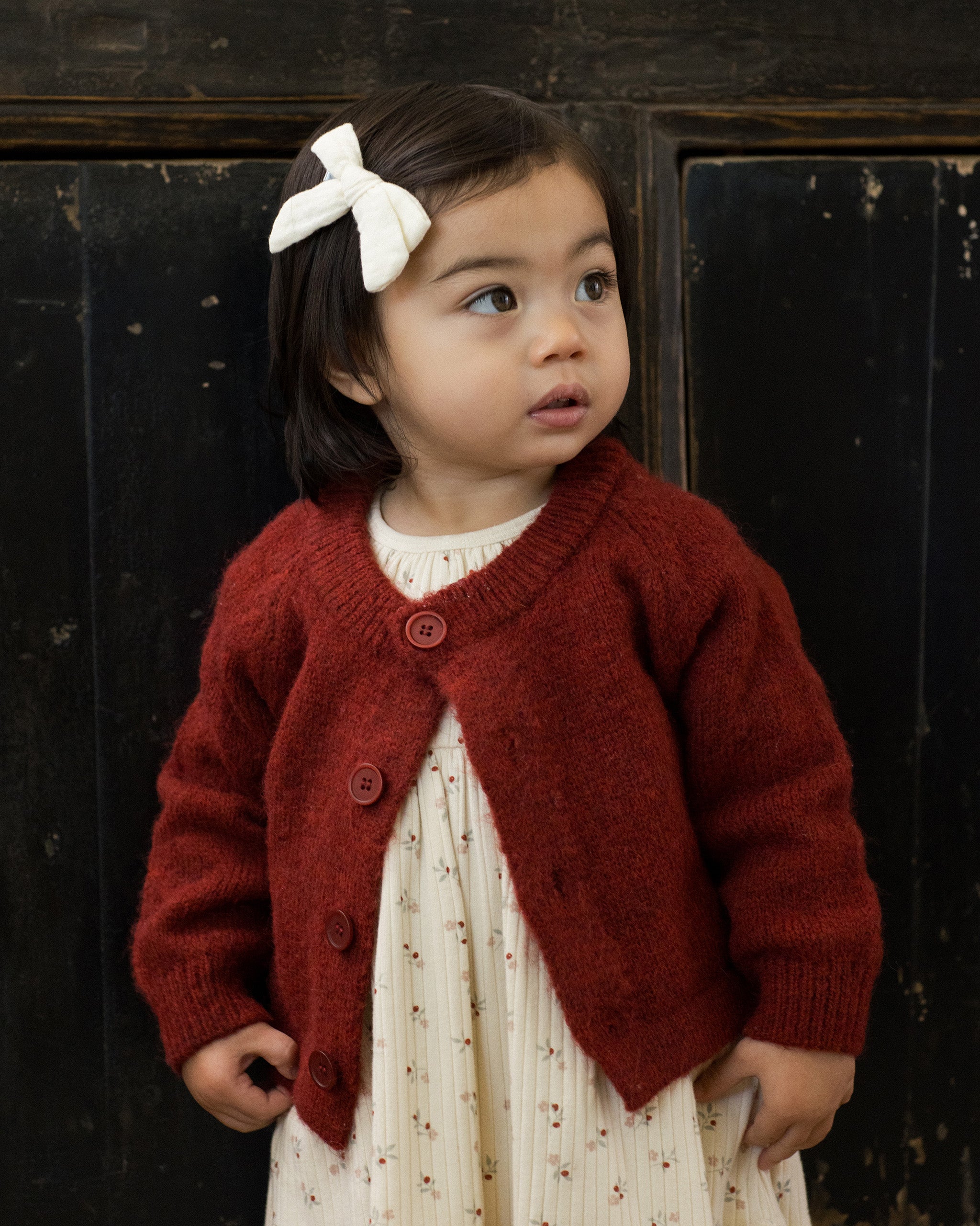 Fuzzy Cardigan (Ruby)