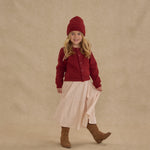 Fuzzy Cardigan (Ruby)