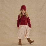 Fuzzy Cardigan (Ruby)