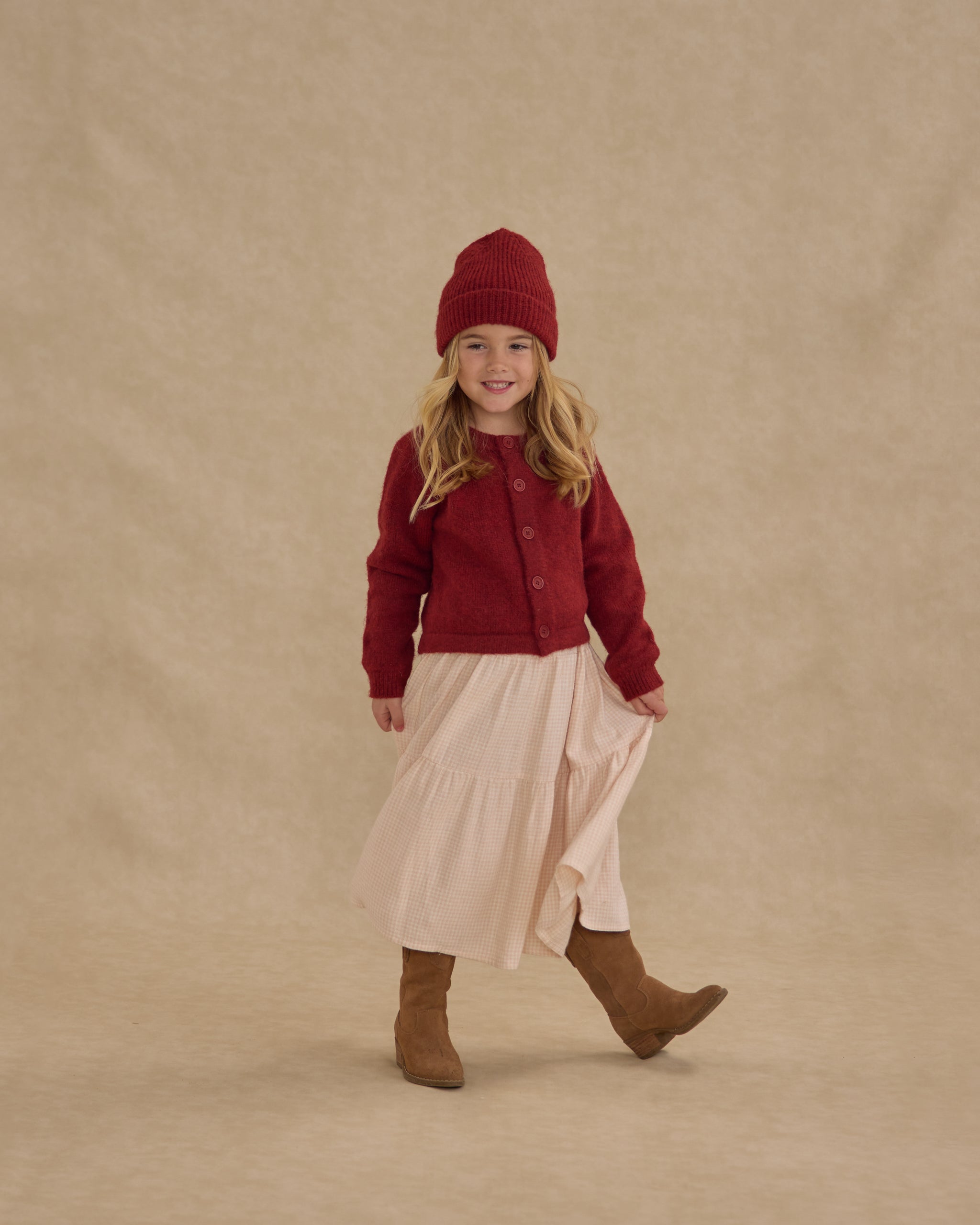 Fuzzy Cardigan (Ruby)