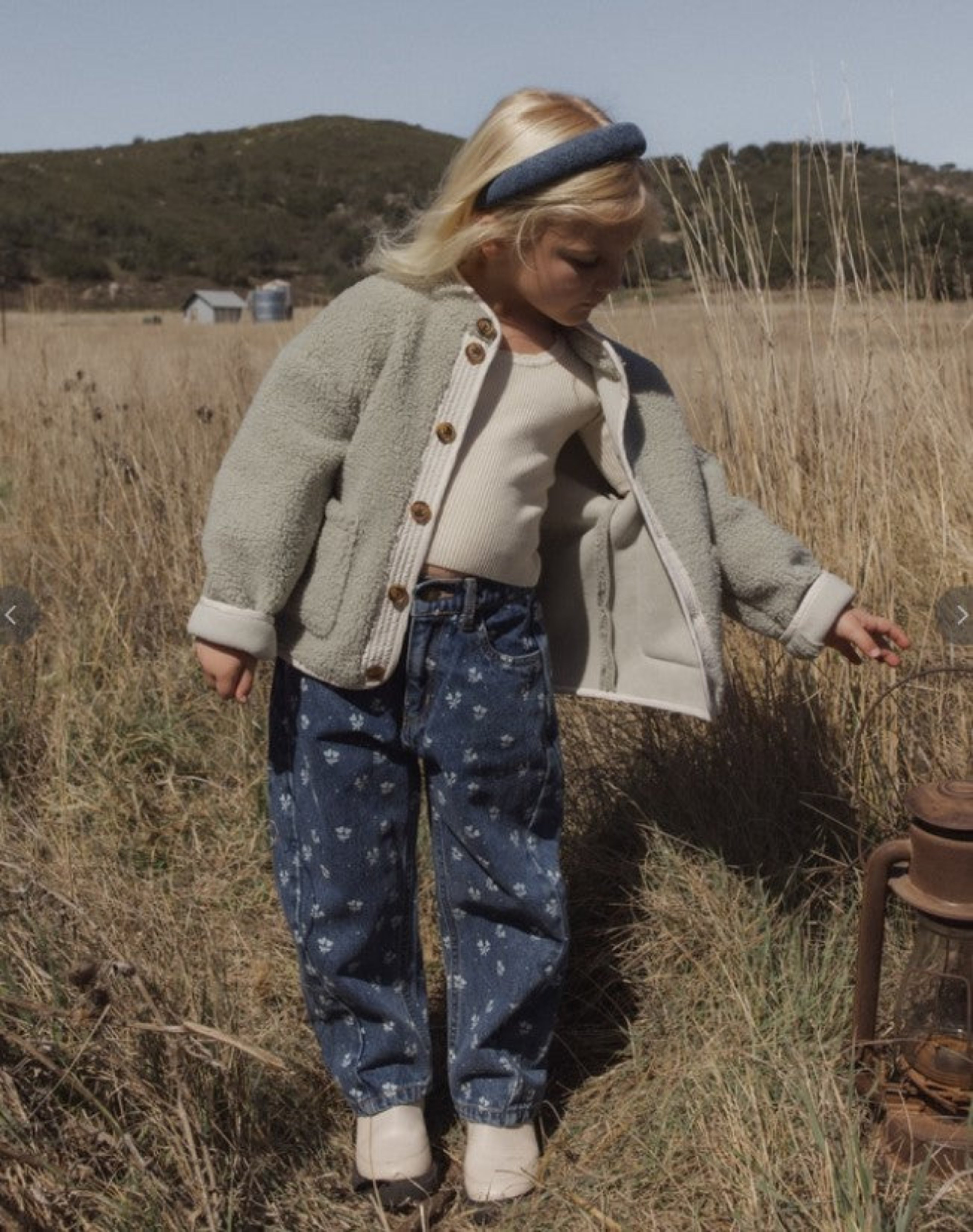 Barrel Pant (Heart Ditsy)