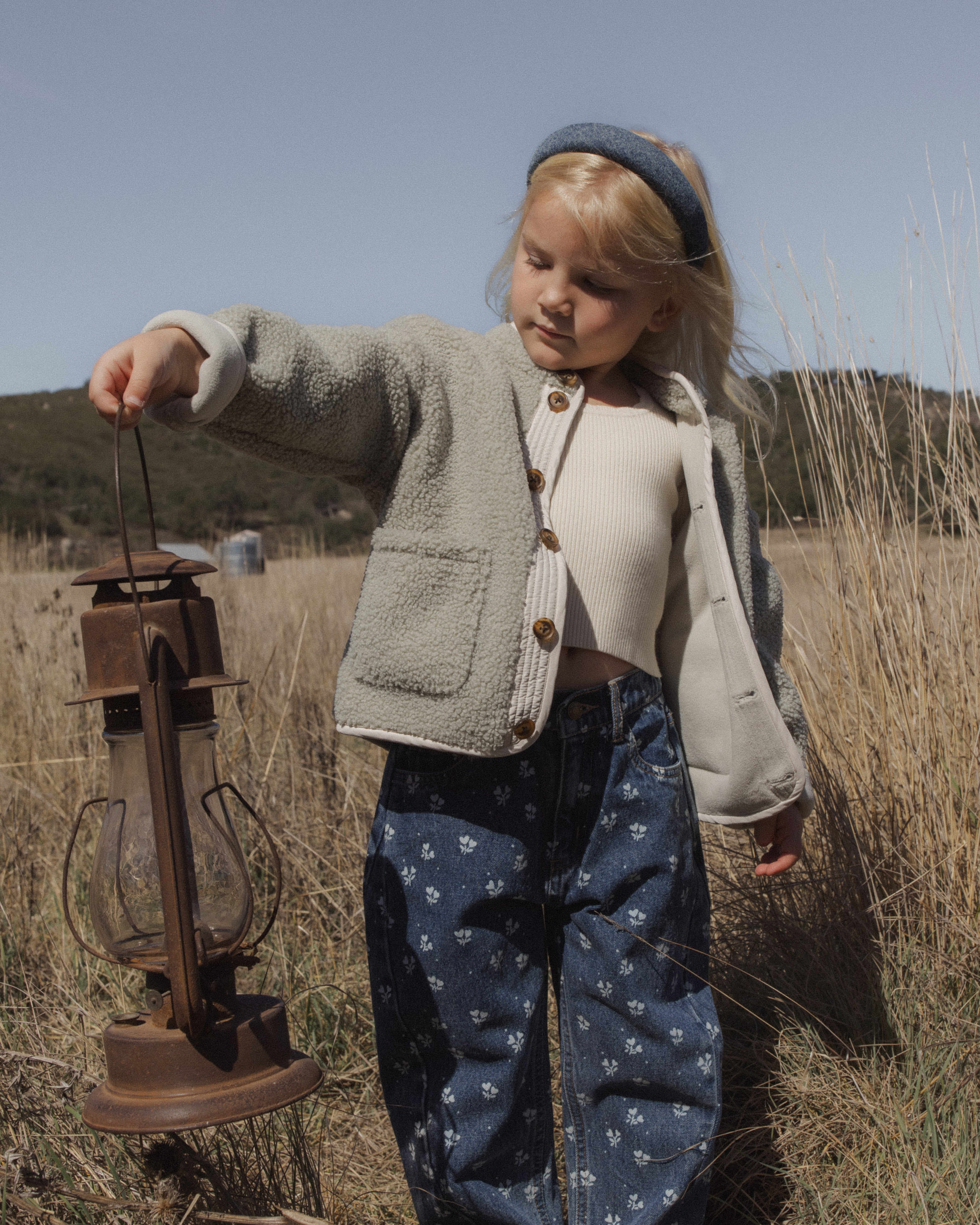 Barrel Pant (Heart Ditsy)