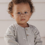 Henley Jumpsuit (Mushrooms)