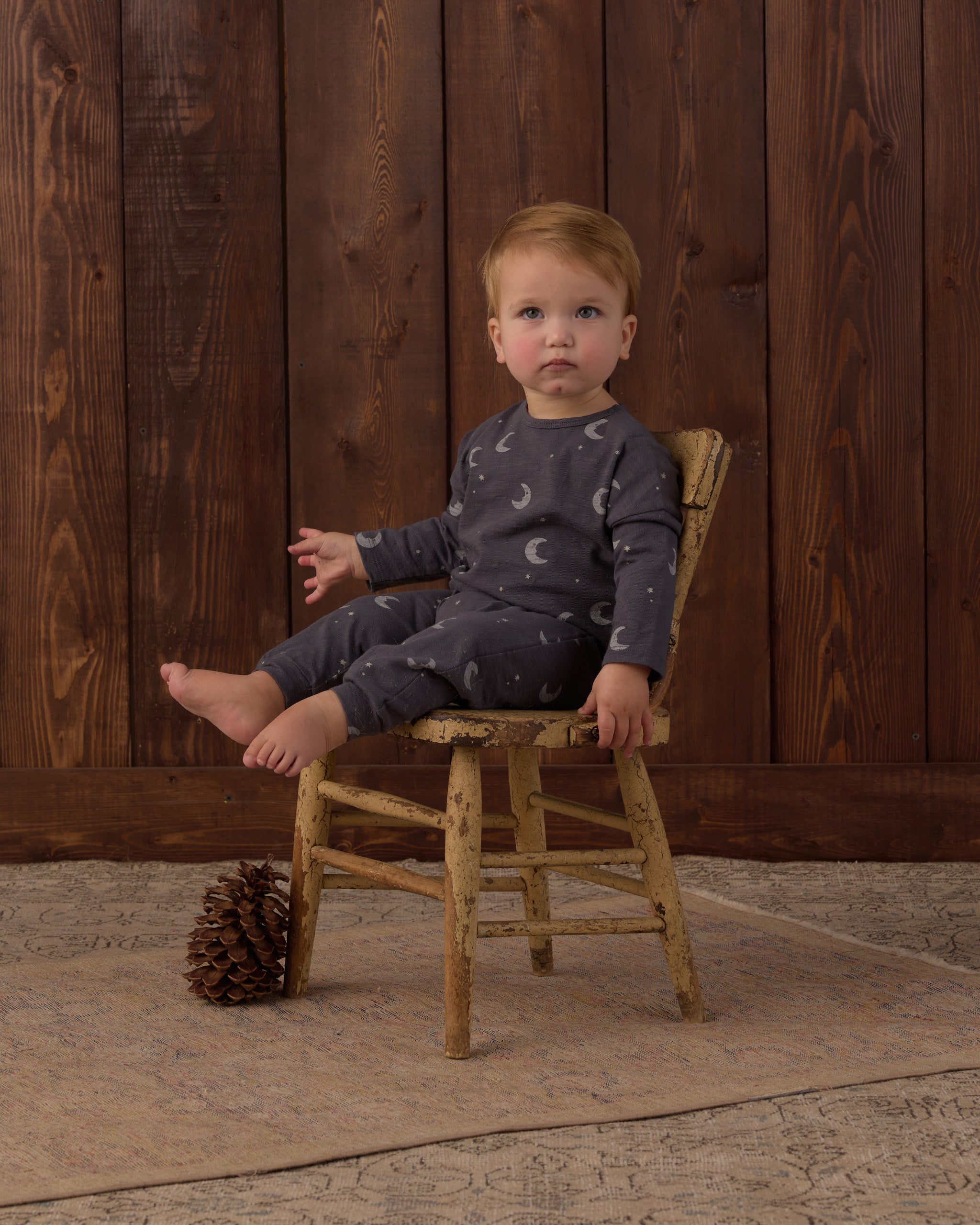Long Sleeve Tee + Pant Set (Moons)