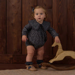 Fern Romper (Heart Ditsy)