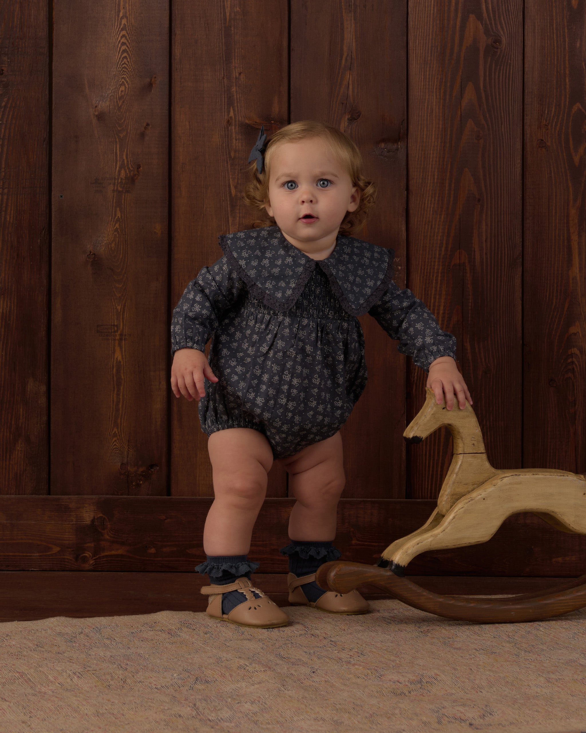 Fern Romper (Heart Ditsy)