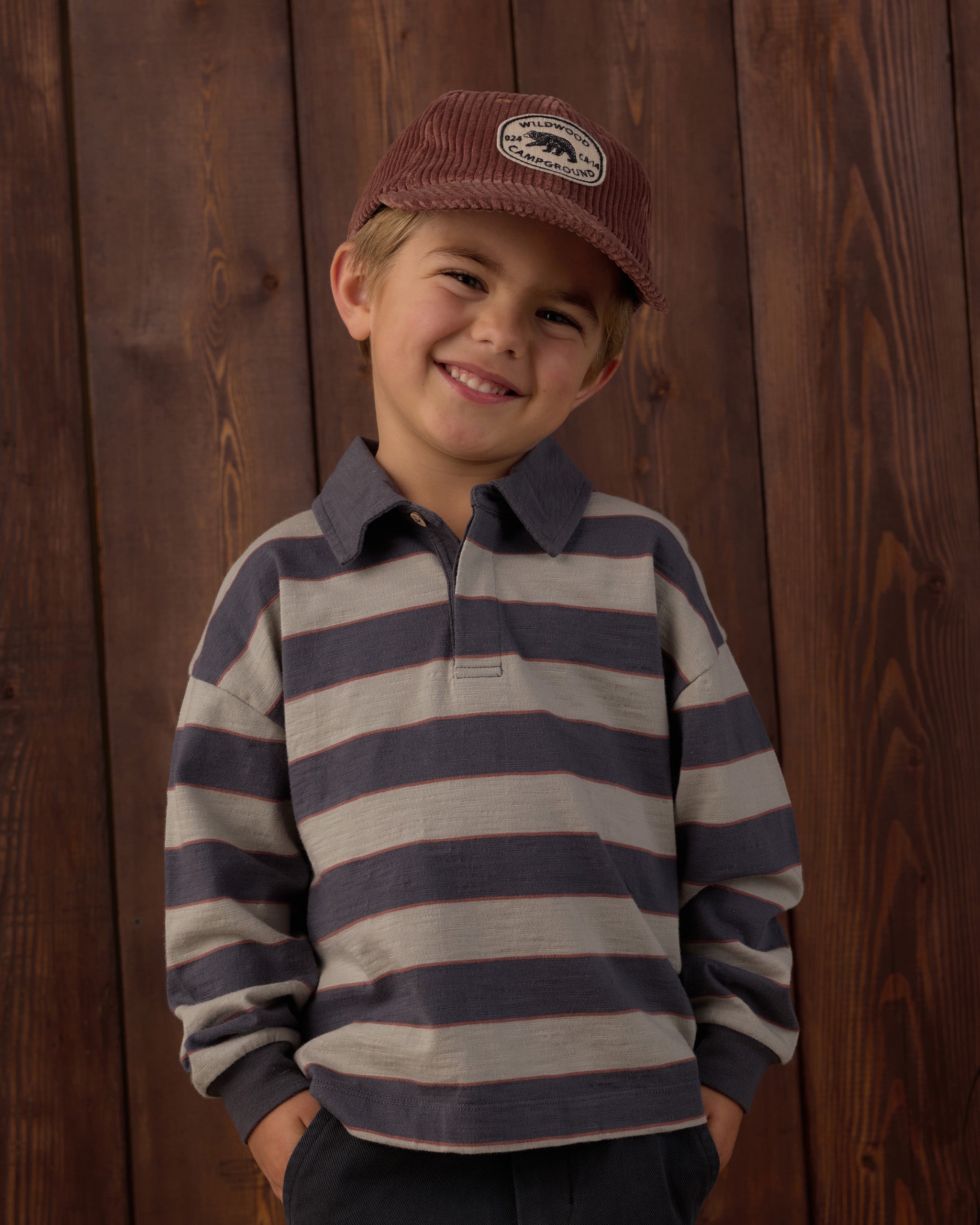Rugby Polo (Sage Stripe)