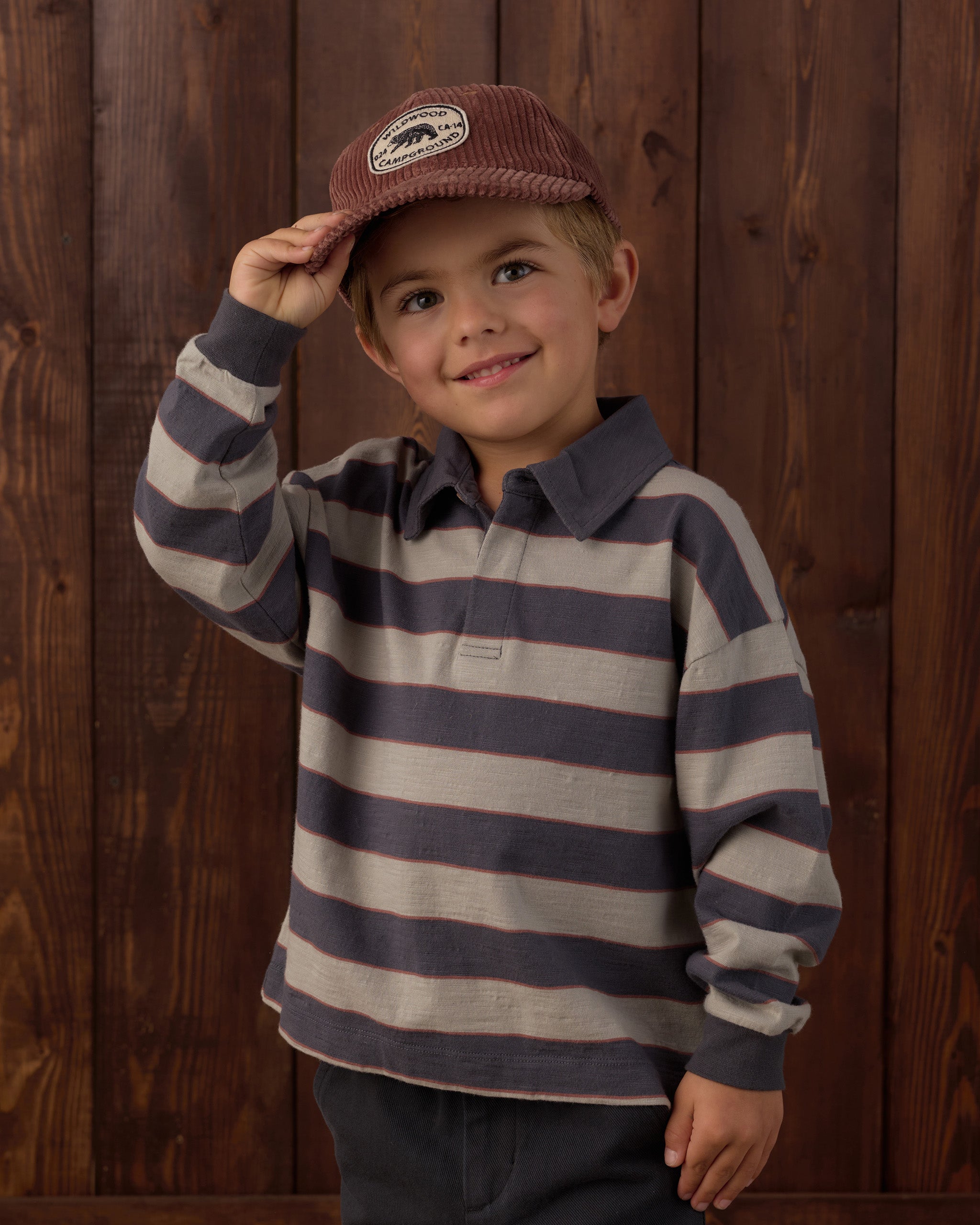 Rugby Polo (Sage Stripe)