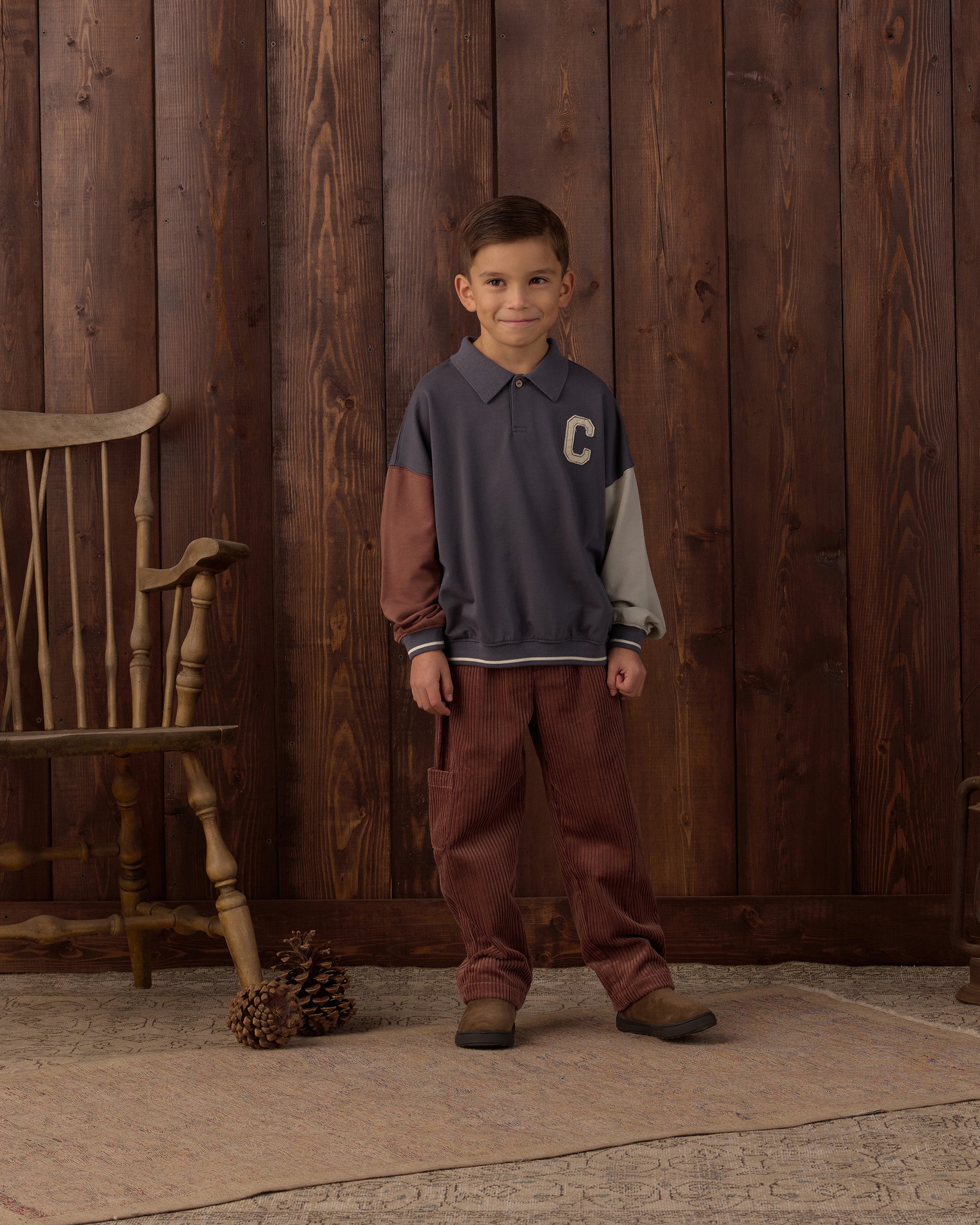 Relaxed Cargo Pant (Mulberry)