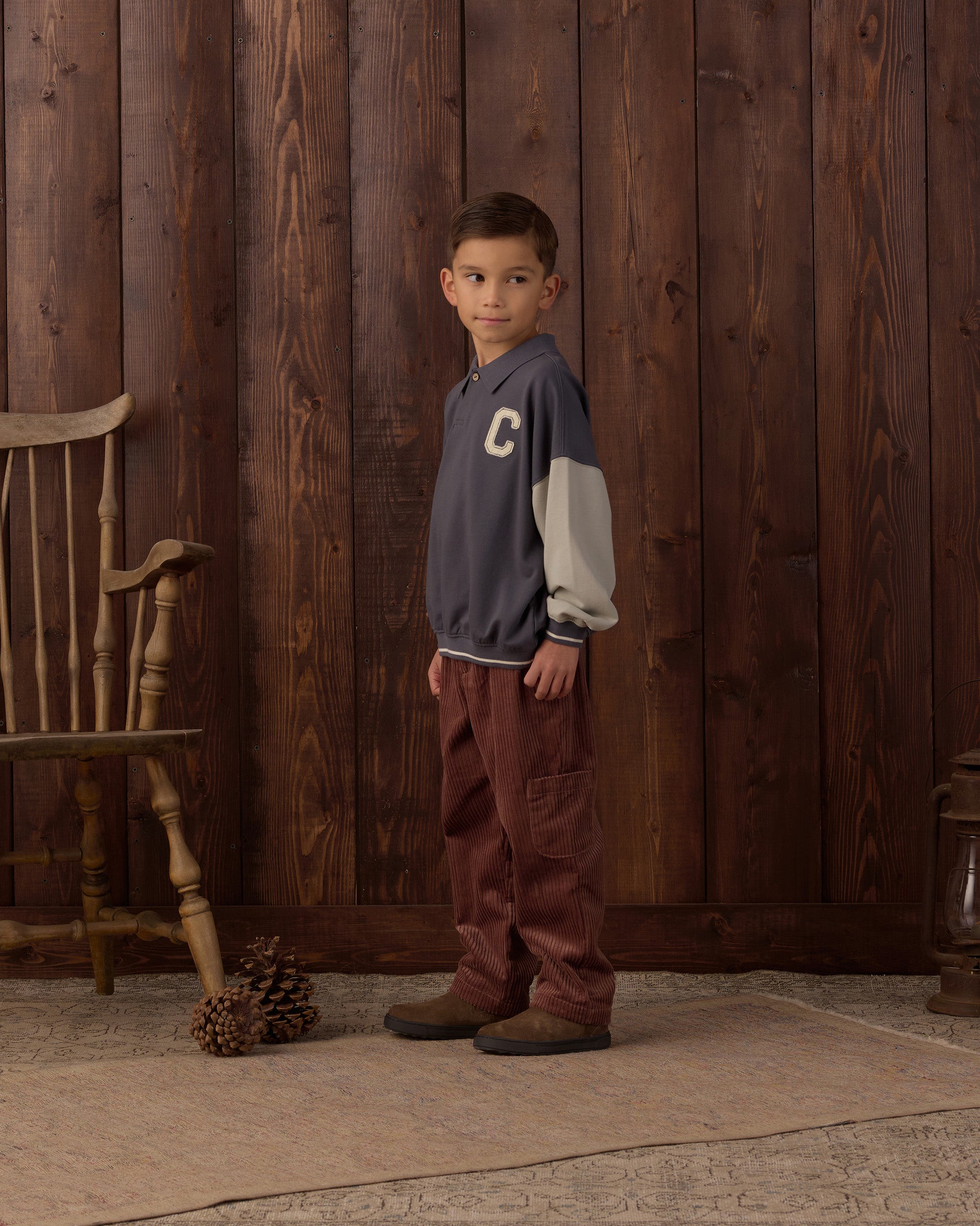 Relaxed Cargo Pant (Mulberry)