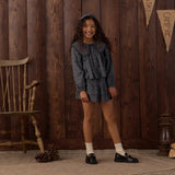 Tiered Mini Skirt (Heart Ditsy)