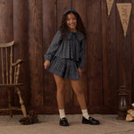 Tiered Mini Skirt (Heart Ditsy)