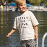 Swim Trunk (Black Gingham)