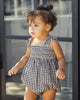 Julia Romper (Black Check)