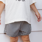 Swim Trunk (Black Gingham)