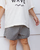 Swim Trunk (Black Gingham)