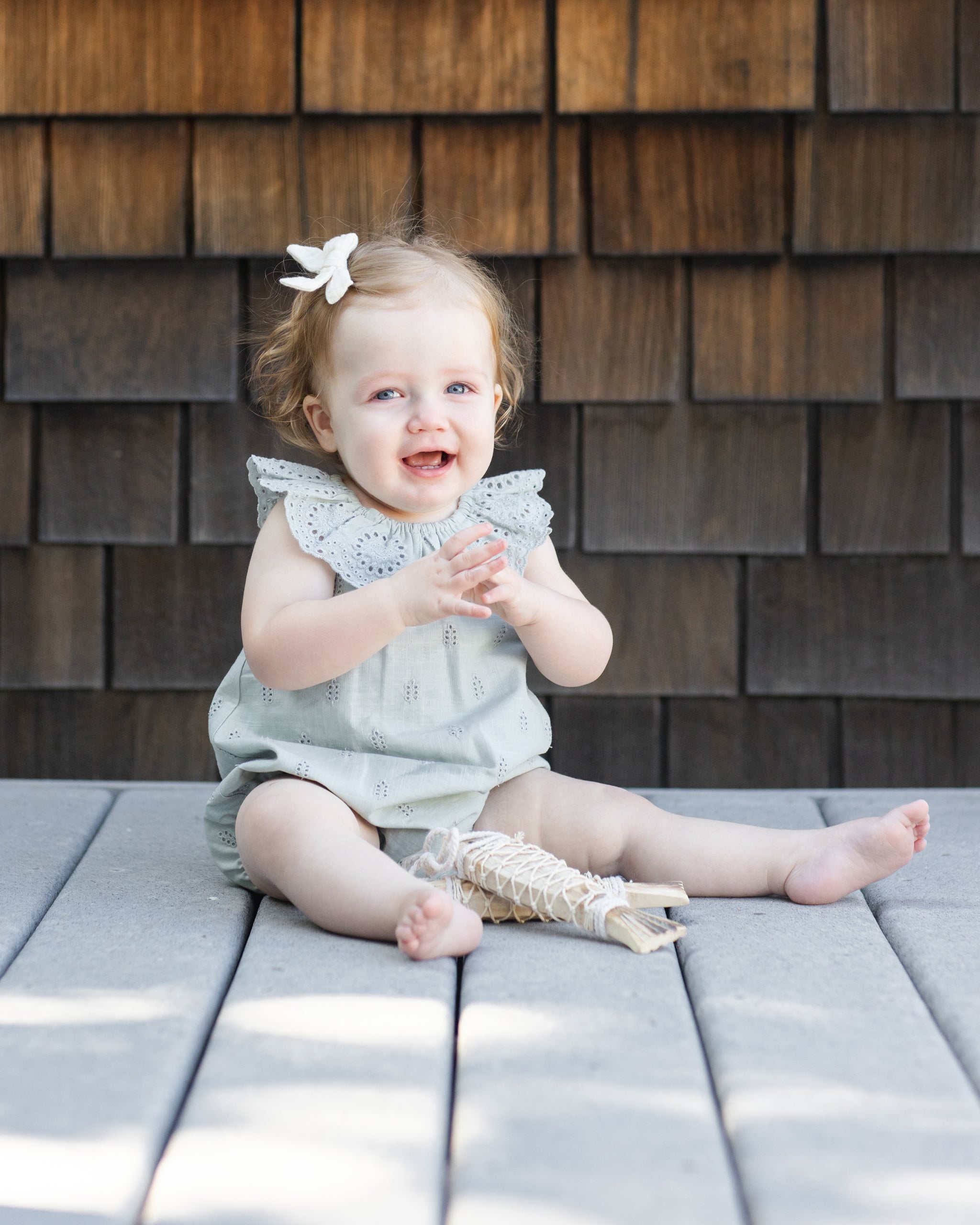 Myla Romper (Seafoam)